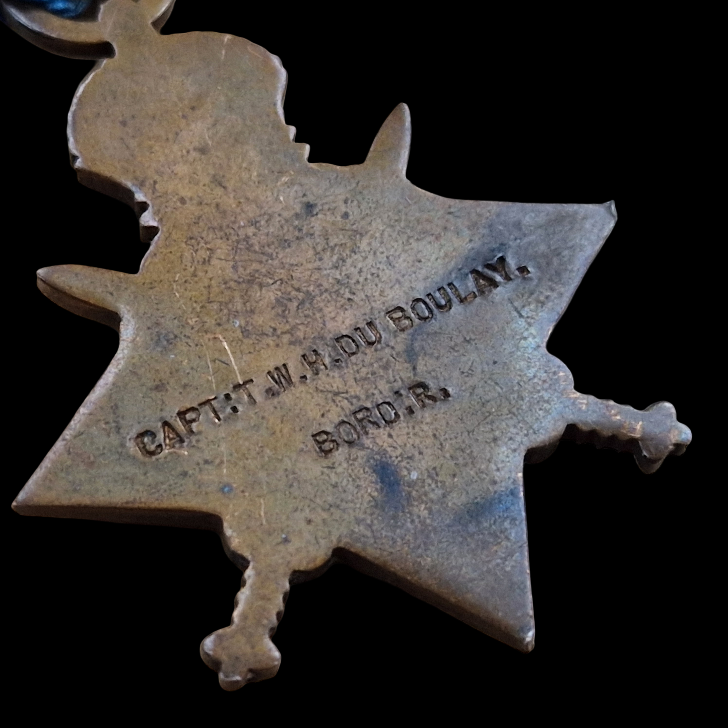 Major 1st Bn. Border Regiment WW1 1914 Star Medal Trio Houssemayne du Boulay