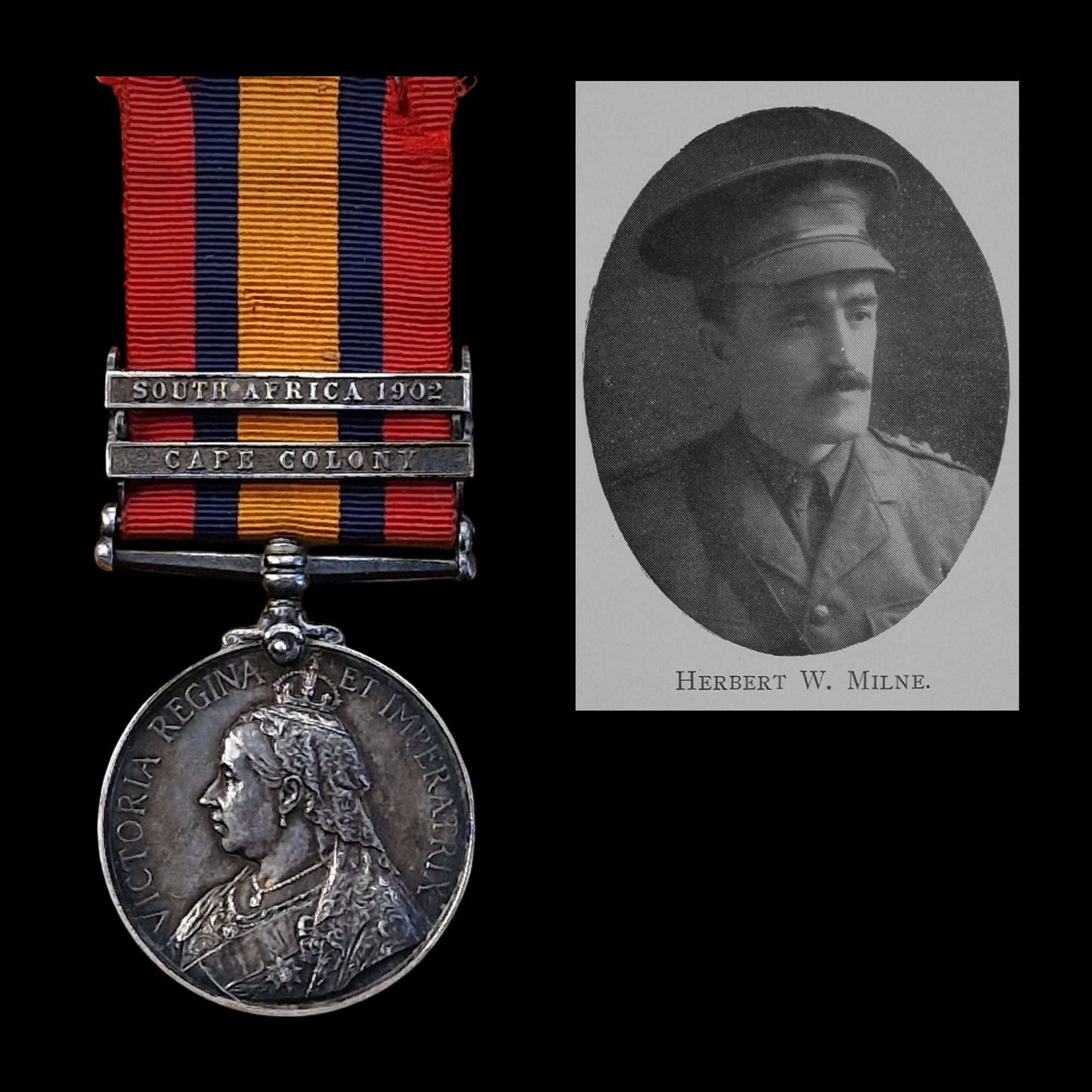 6th Cameron Highlanders KIA Loos 1915 VC Action Captain & Ad QSA Medal Sligo RGA