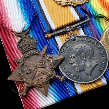 Royal Engineers Territorial Efficiency Medal Group WW1 Powell from Limehouse