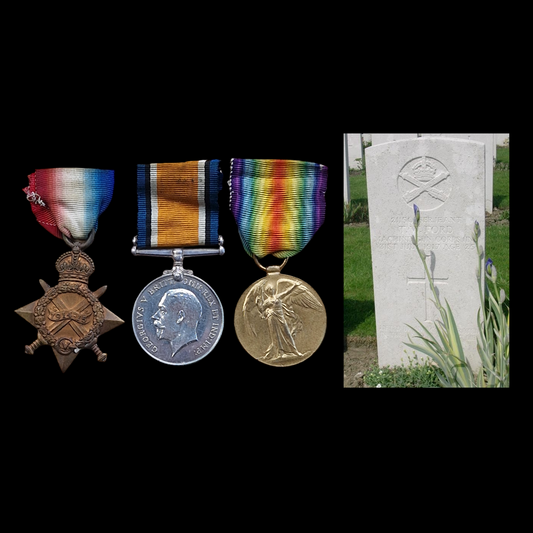 7th Middlesex Regiment KIA Ypres 1917 Machine Gun Corps MGC WW1 Medal Trio