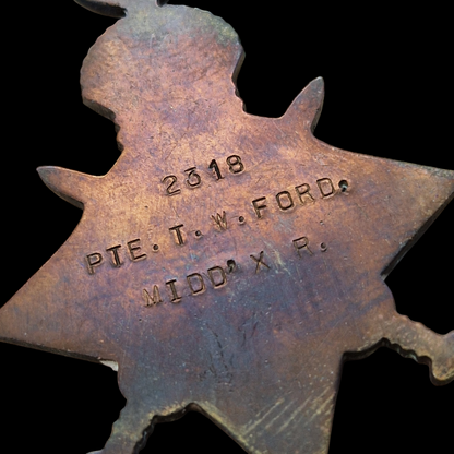 7th Middlesex Regiment KIA Ypres 1917 Machine Gun Corps MGC WW1 Medal Trio