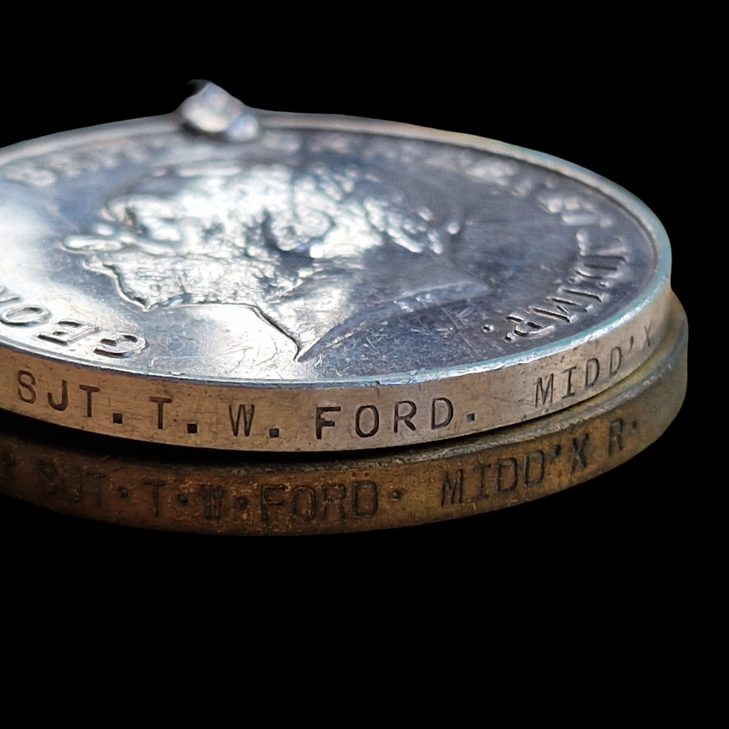 7th Middlesex Regiment KIA Ypres 1917 Machine Gun Corps MGC WW1 Medal Trio