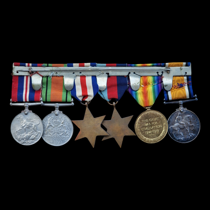 Middlesex Regiment Officer x2 WIA WW1 Medal Group WW2 RASC Lupus St London Shawe