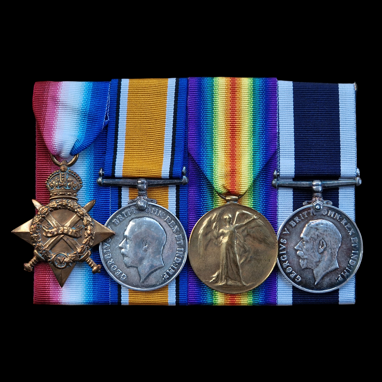 Royal Navy Long Service Medal Group Served WW2 from Petersfield, Hampshire