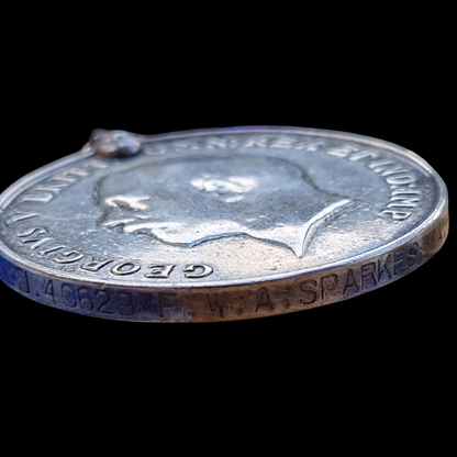 Royal Navy Long Service Medal Group Served WW2 from Petersfield, Hampshire