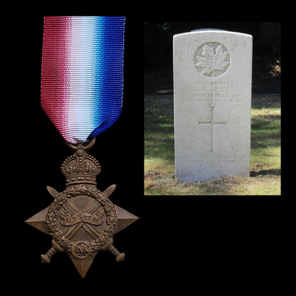 1st Canadian Expeditionary Force Died 1916 CEF WW1 1914-15 Star Medal Home Child