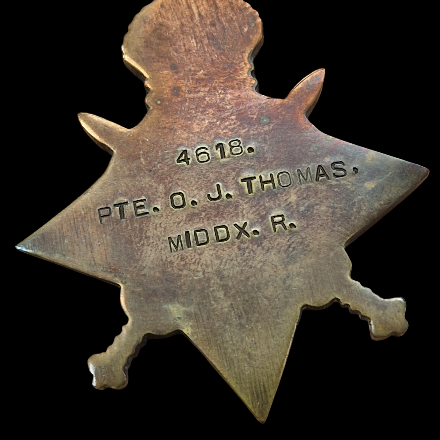 8th Middlesex Regiment KIA Somme 1916 Served Egypt WW1 Medal Trio from Fulham