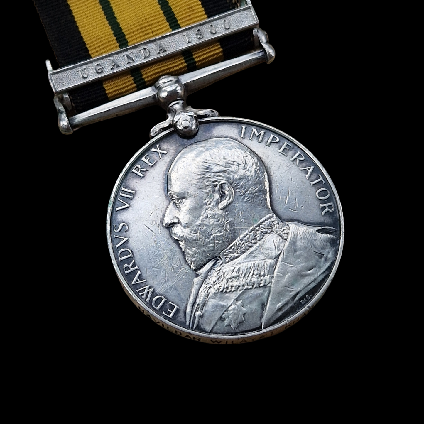 British Africa General Service Medal Uganda 1900 Havildar Khan, Uganda Rifles