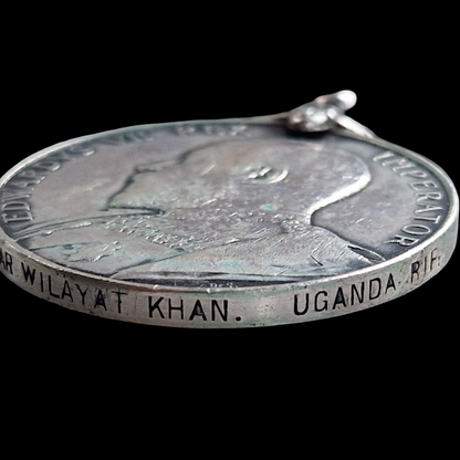 British Africa General Service Medal Uganda 1900 Havildar Khan, Uganda Rifles