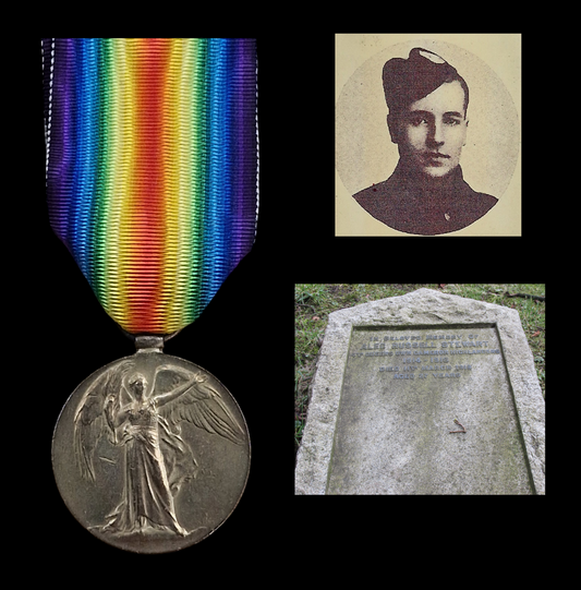 4th Bn Cameron Highlanders Died 1919 Victory Medal WW1 WIA Neuve Chapelle