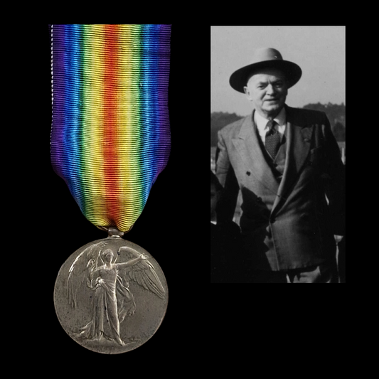 Canadian Army Medical Corps CAMC WW1 Victory Medal from Sunderland lived Calgary