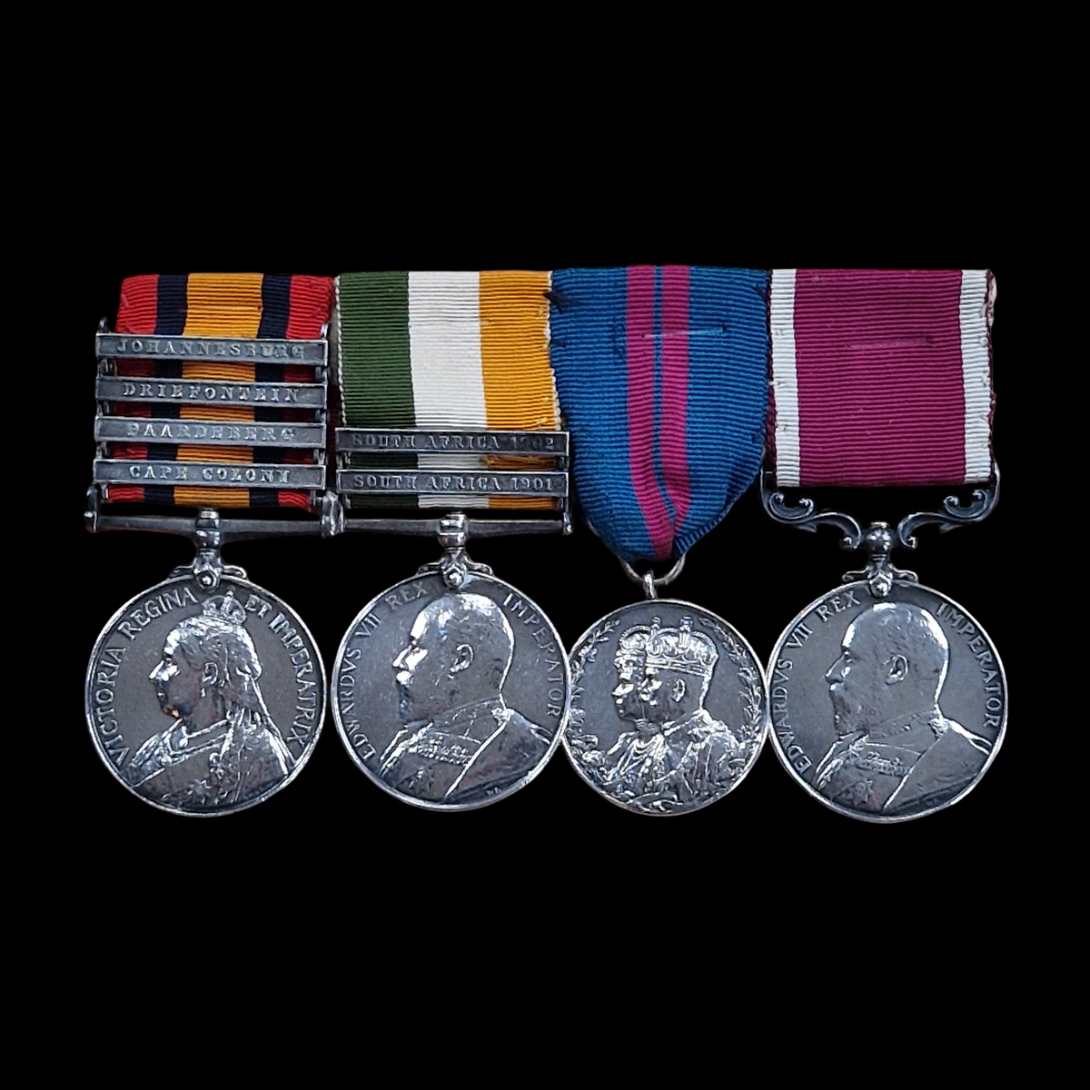Royal Artillery MENTIONED IN DESPATCHES 1901 Boer War Medal Group MID Evesham