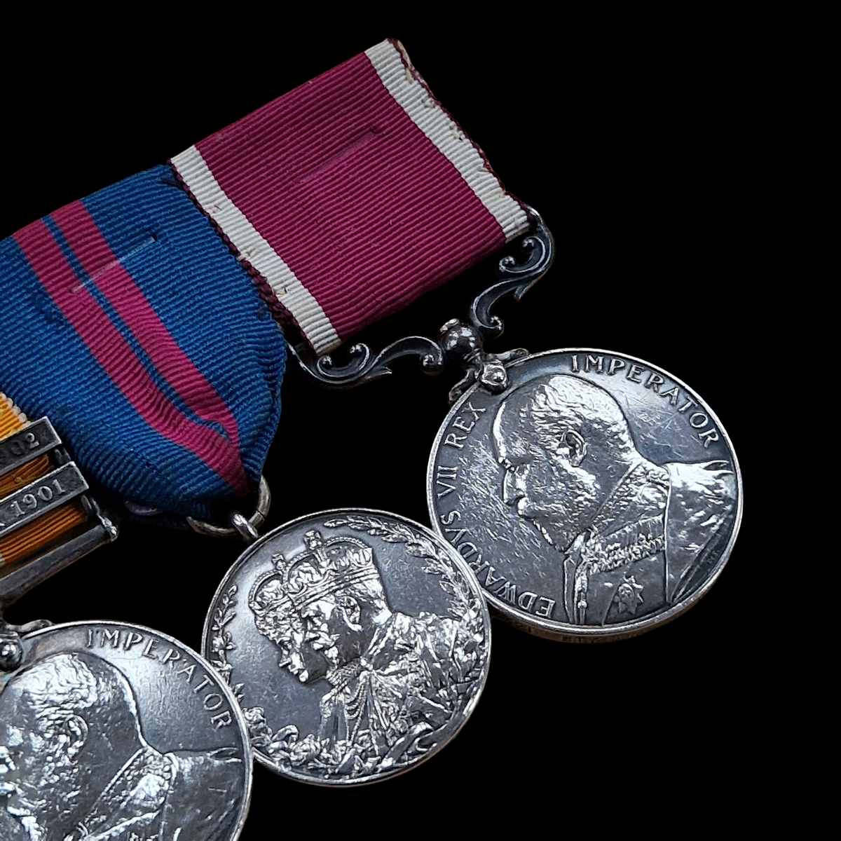 Royal Artillery MENTIONED IN DESPATCHES 1901 Boer War Medal Group MID Evesham