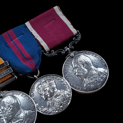 Royal Artillery MENTIONED IN DESPATCHES 1901 Boer War Medal Group MID Evesham