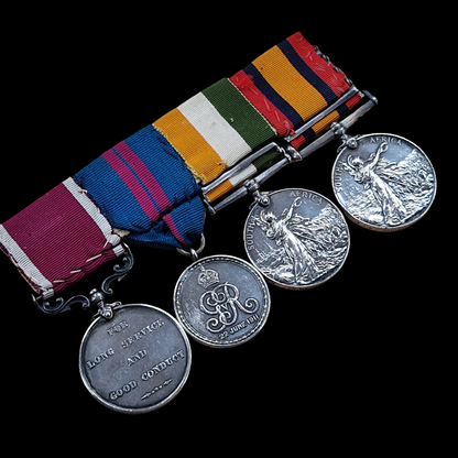 Royal Artillery MENTIONED IN DESPATCHES 1901 Boer War Medal Group MID Evesham