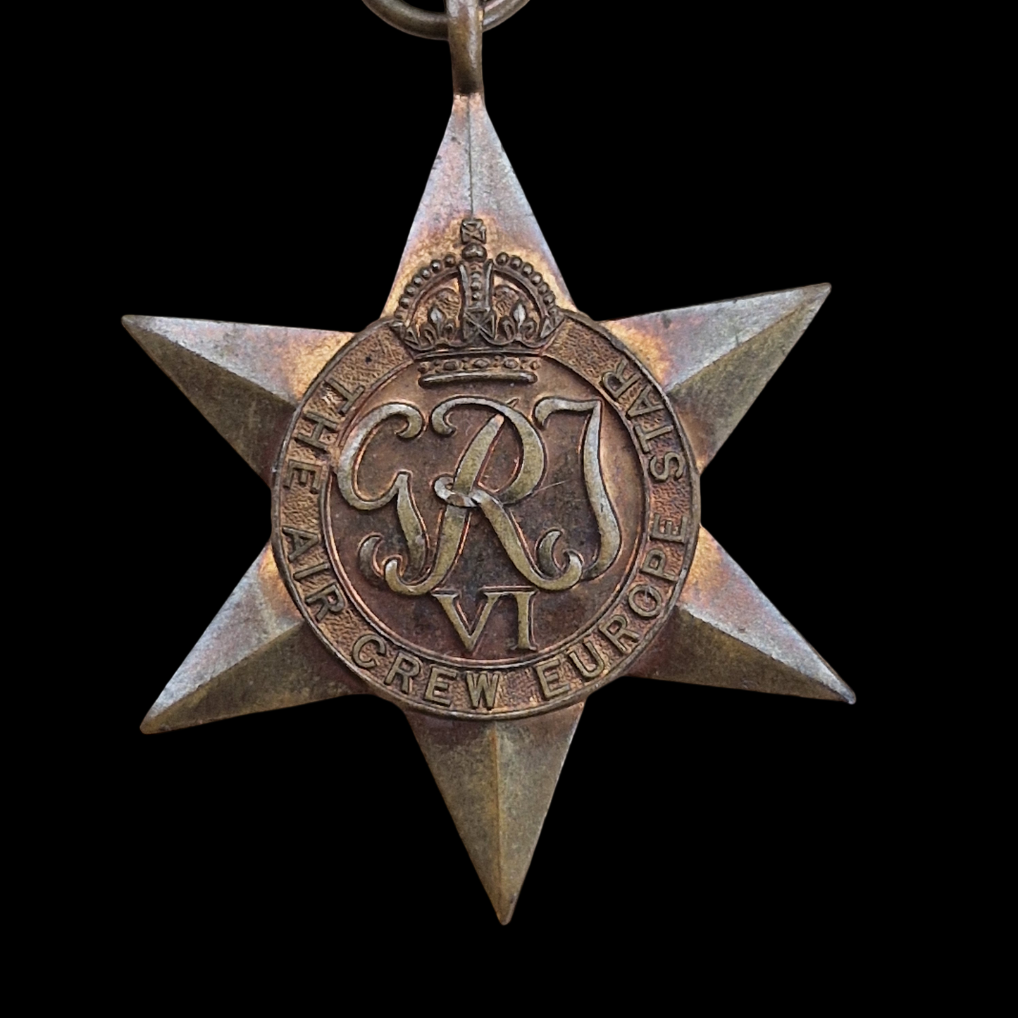Original Second World War Air Crew Europe Star Medal WW2 British Royal Air Force