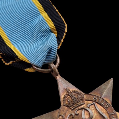 Original Second World War Air Crew Europe Star Medal WW2 British Royal Air Force