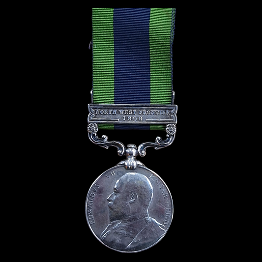 2nd Seaforth Highlanders KIA Ypres 1915 WW1 Indian GS Medal NWF 1908 Inverness