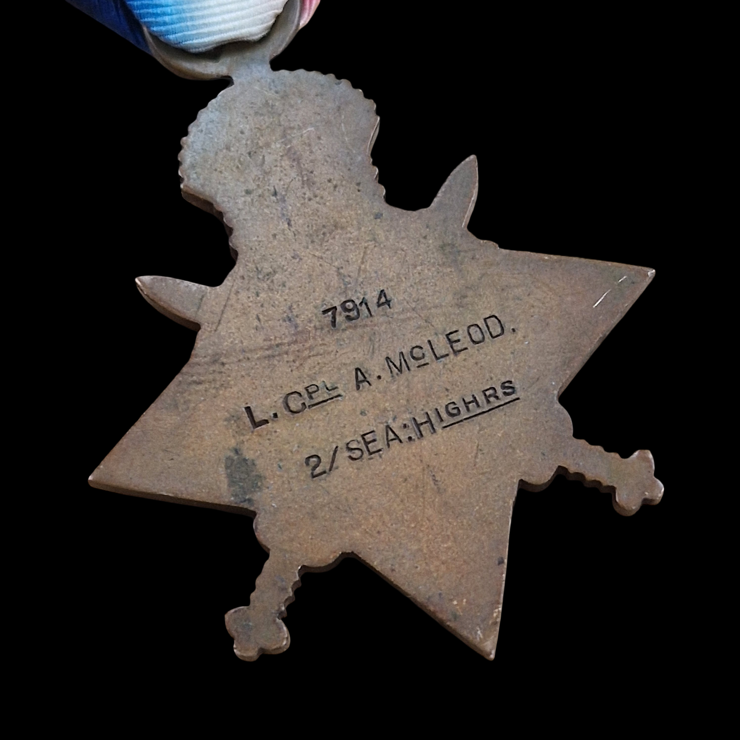 Seaforth Highlanders WIA 1914 Great Letter Home Mons Star Medal Inverness Nairn