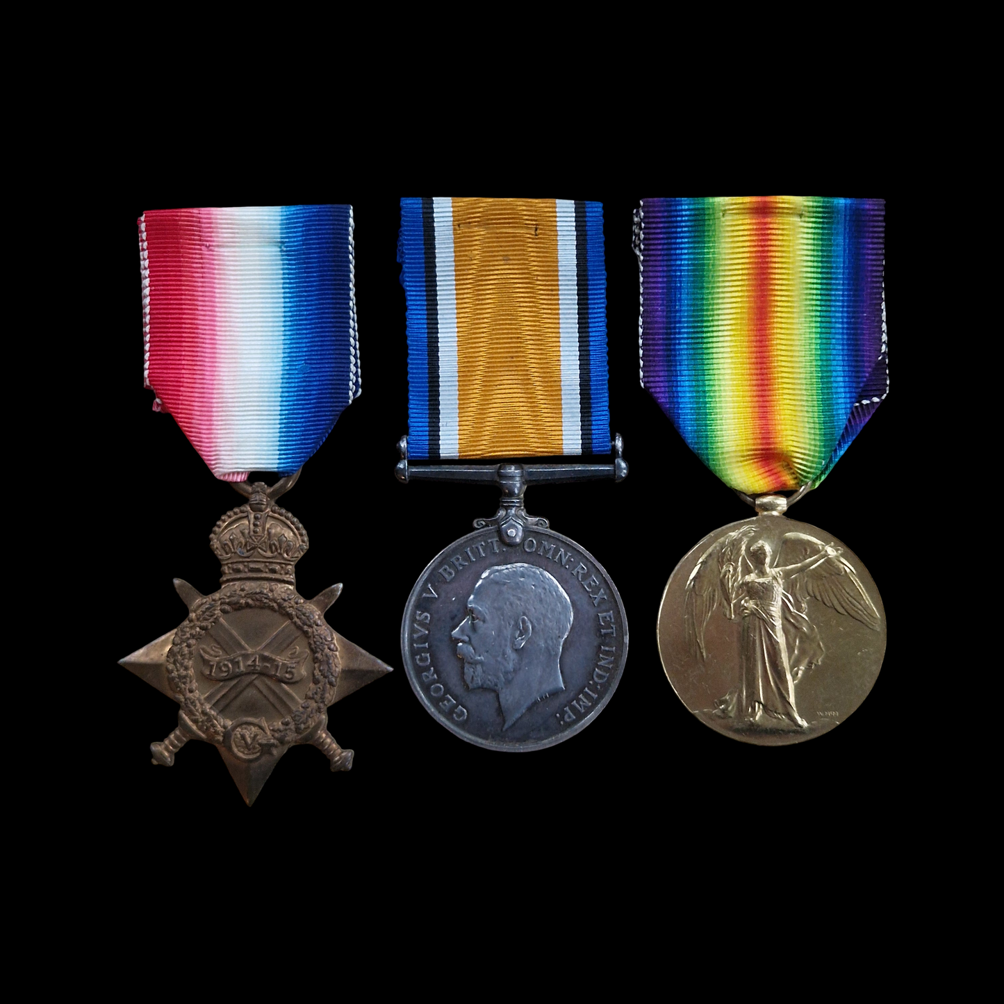 Brothers: 43rd CEF Canadians KIA 1918 Medal Pair Memorial Cross RE Forfar Angus