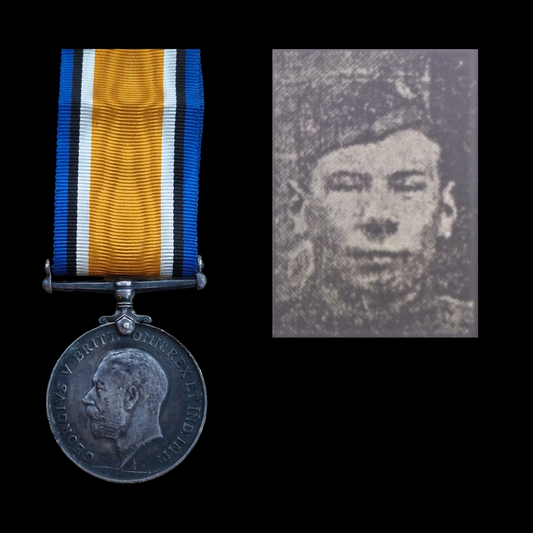 Cameronians Scottish Rifles KIA Somme 1916 WW1 British War Medal BWM Hamilton