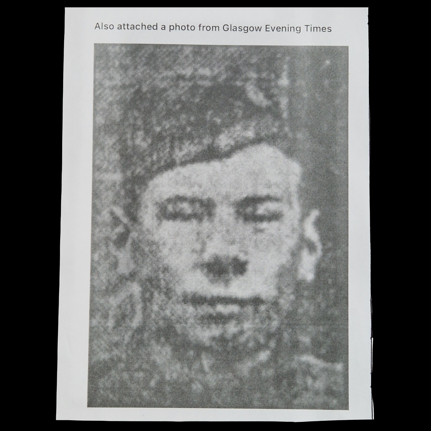 Cameronians Scottish Rifles KIA Somme 1916 WW1 British War Medal BWM Hamilton