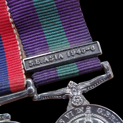 General Service Medal SOUTH EAST ASIA 1945-46 WW2 Miniature Medals Burma Star