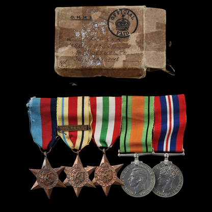 17th Mechanical Equipment Platoon Royal Engineers WW2 Medal Group Sunderland