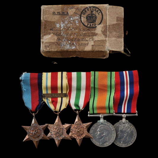 17th Mechanical Equipment Platoon Royal Engineers WW2 Medal Group Sunderland