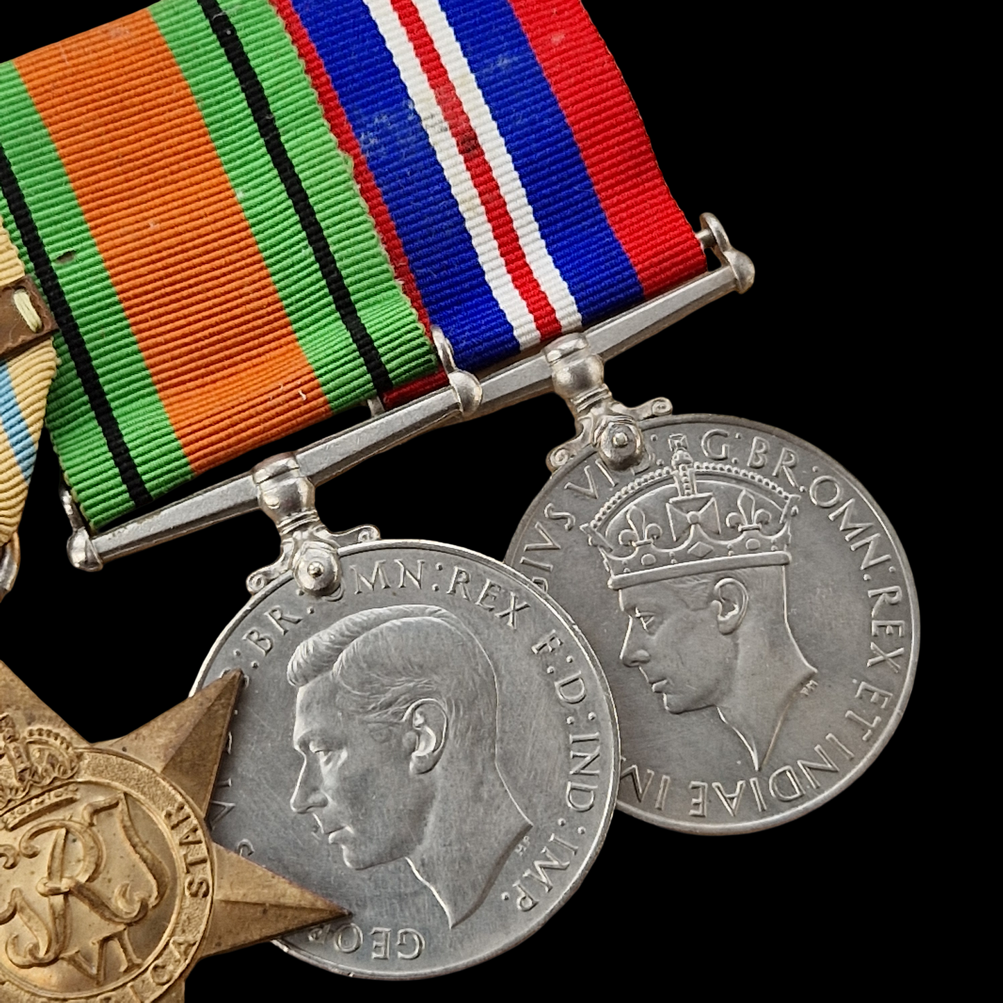Black Watch WW2 Medal Group Palestine GSM Africa Star 8th Army Royal Highlanders