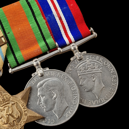 Black Watch WW2 Medal Group Palestine GSM Africa Star 8th Army Royal Highlanders