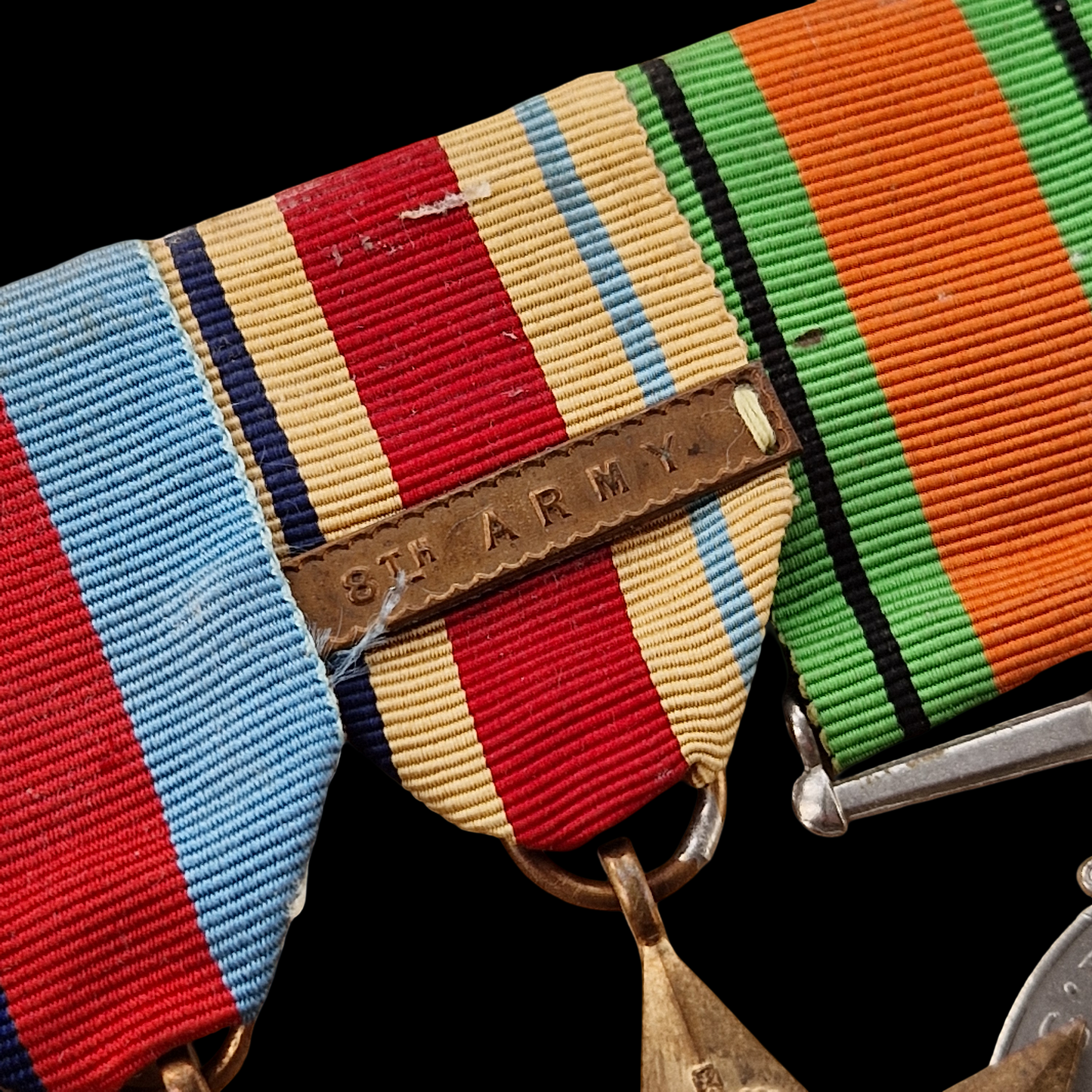 Black Watch WW2 Medal Group Palestine GSM Africa Star 8th Army Royal Highlanders