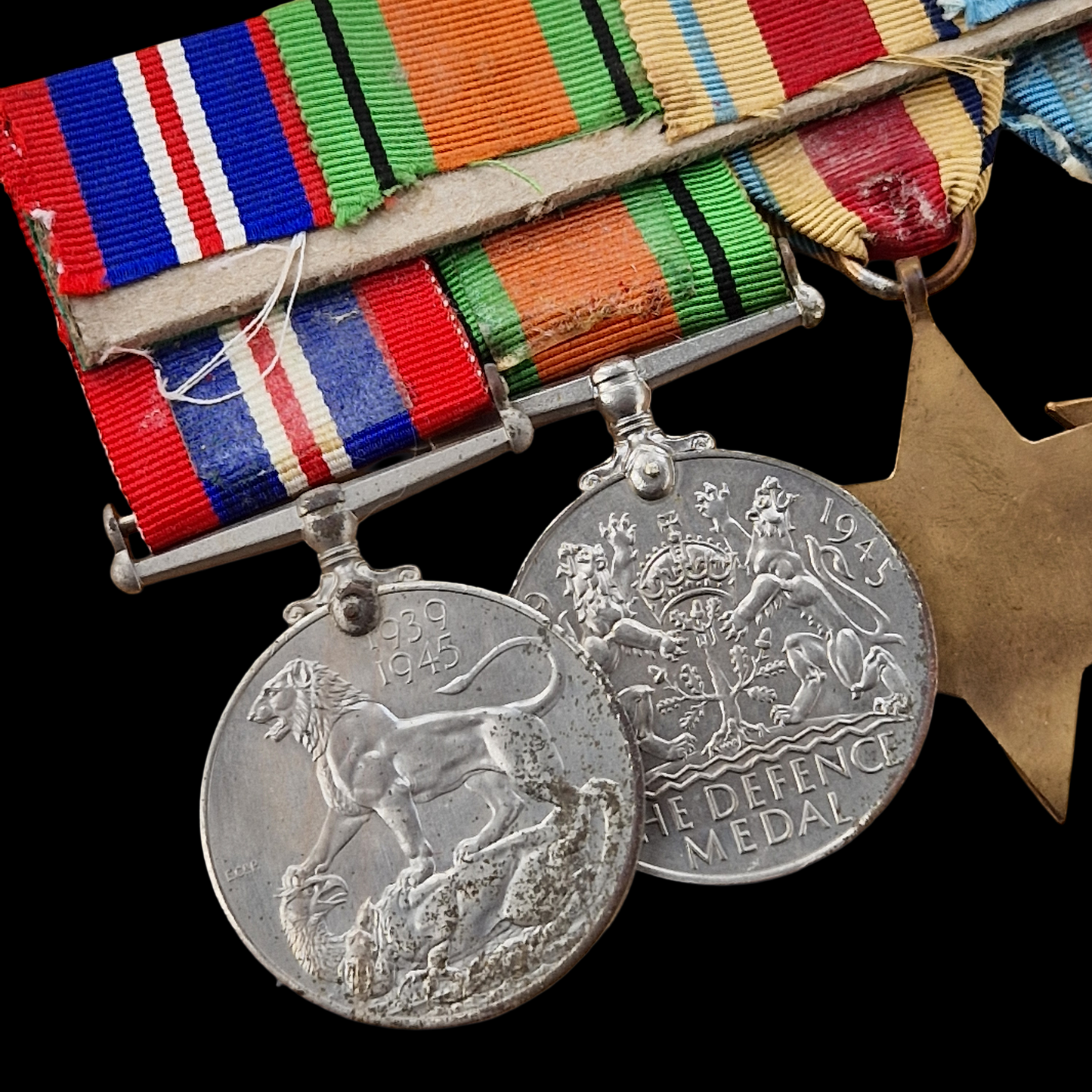Black Watch WW2 Medal Group Palestine GSM Africa Star 8th Army Royal Highlanders