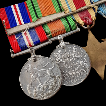 Black Watch WW2 Medal Group Palestine GSM Africa Star 8th Army Royal Highlanders