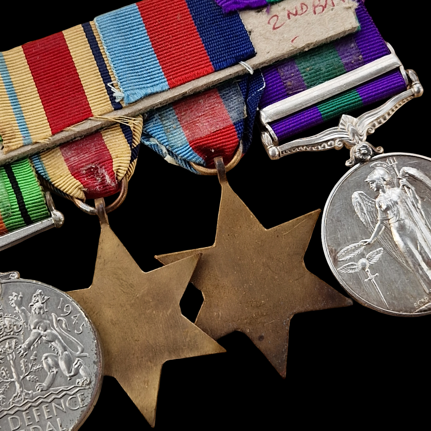 Black Watch WW2 Medal Group Palestine GSM Africa Star 8th Army Royal Highlanders