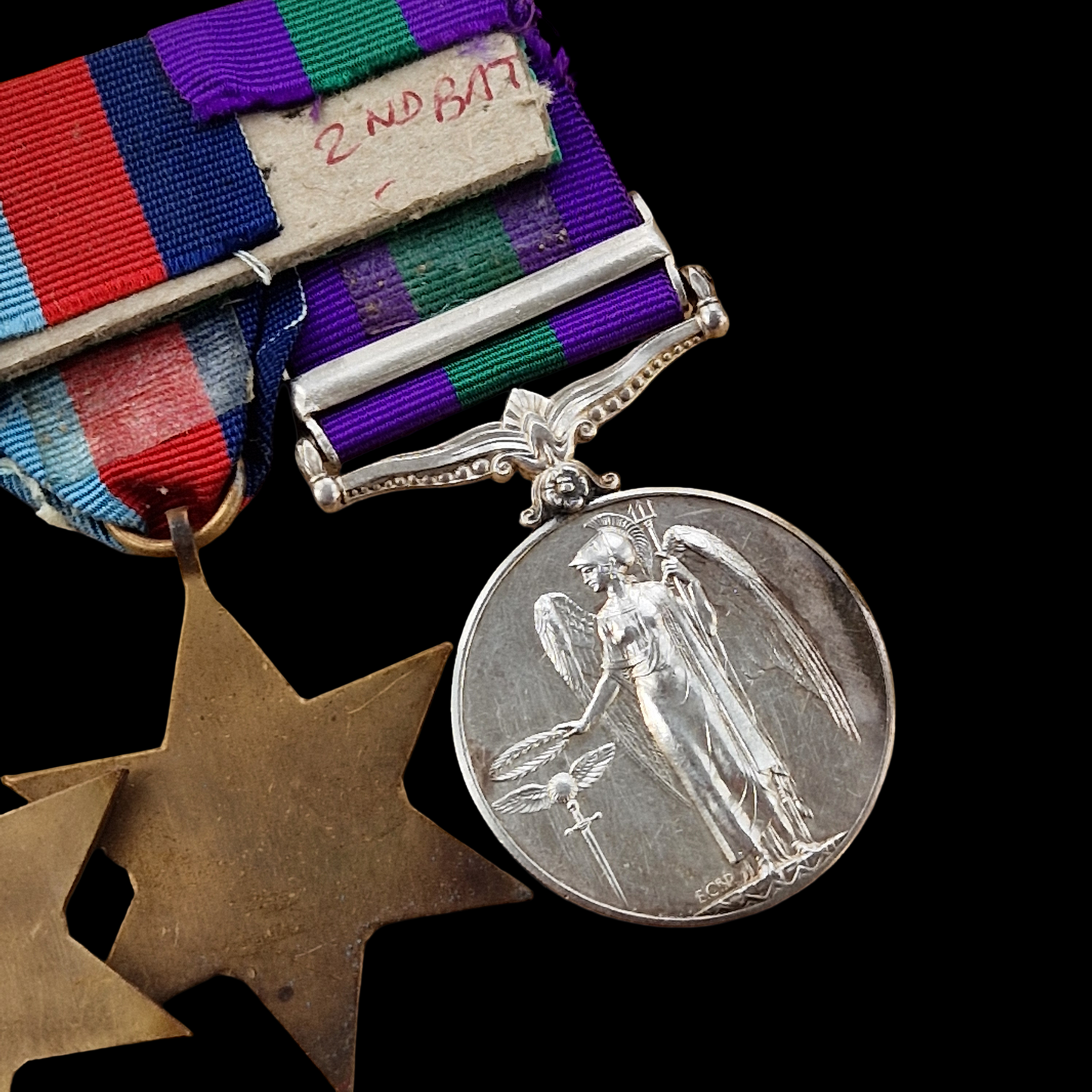 Black Watch WW2 Medal Group Palestine GSM Africa Star 8th Army Royal Highlanders