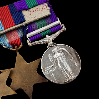 Black Watch WW2 Medal Group Palestine GSM Africa Star 8th Army Royal Highlanders