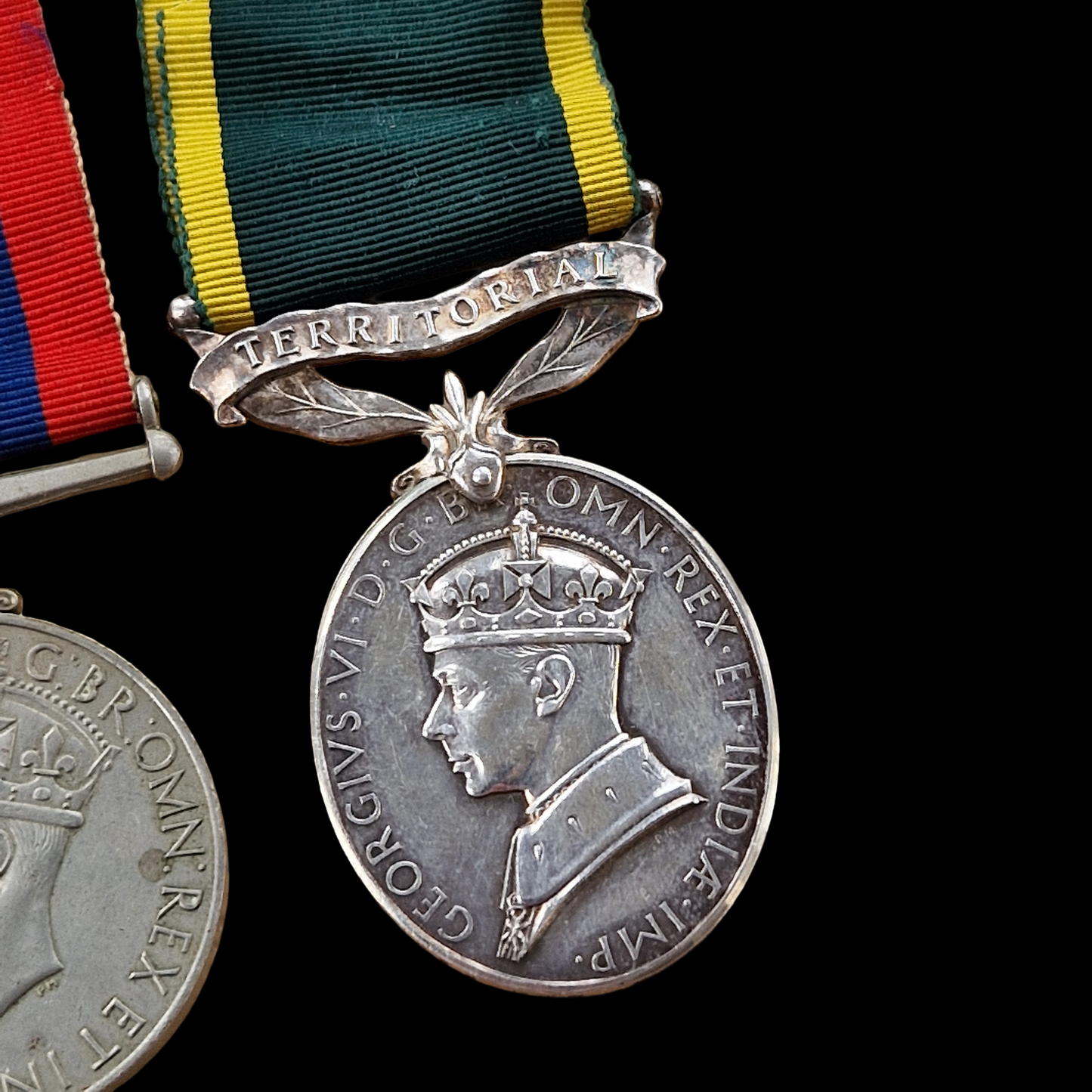 Royal Artillery WW2 British Medal Group Territorial Efficiency Isle of Wight
