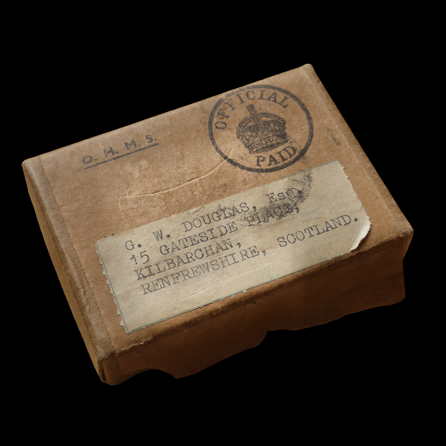 Royal Air Force WW2 Group Defence War Medals Douglas Kilbarchan, Renfrewshire