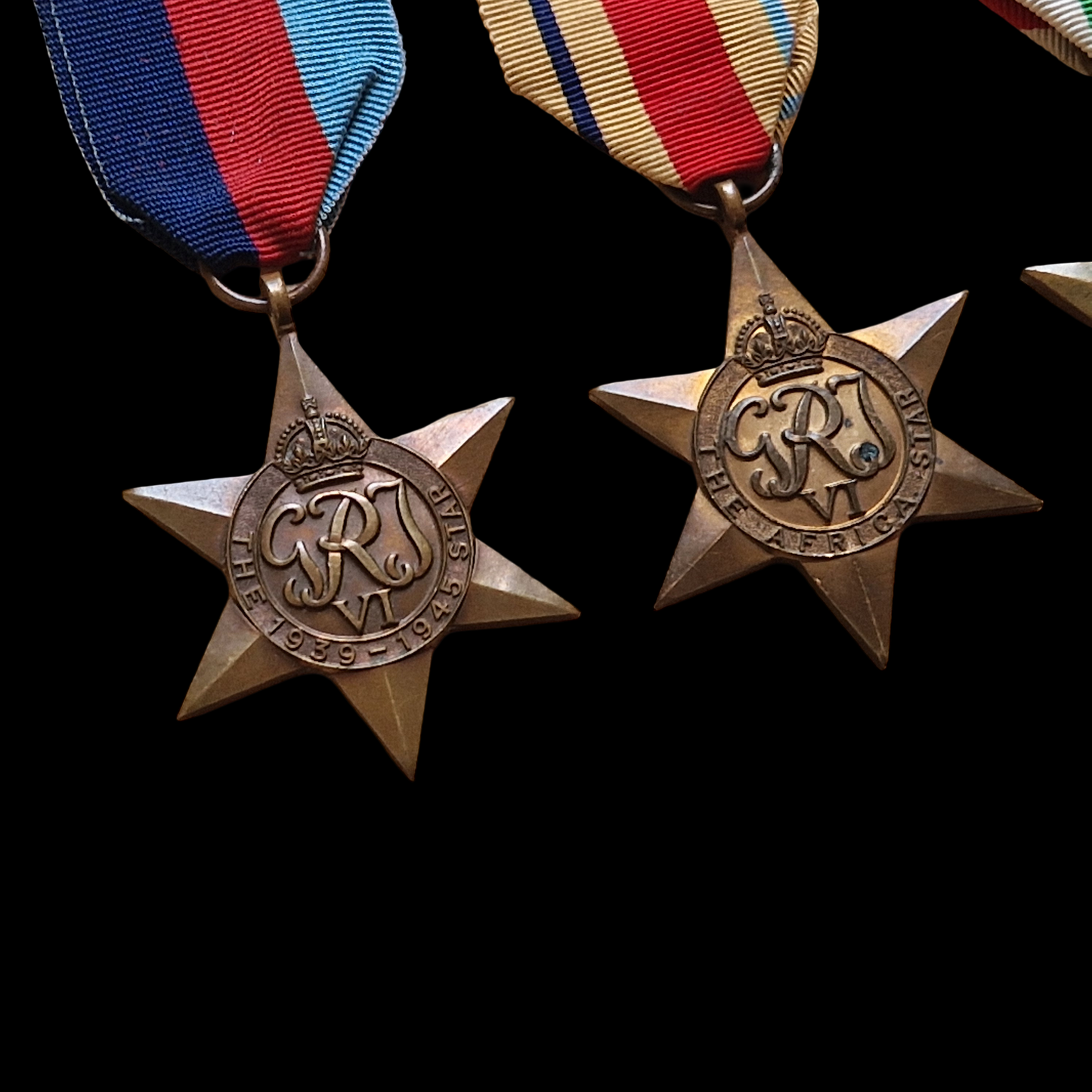 115th Light Anti-Aircraft Regiment Royal Artillery WW2 Medal Group Nuneaton
