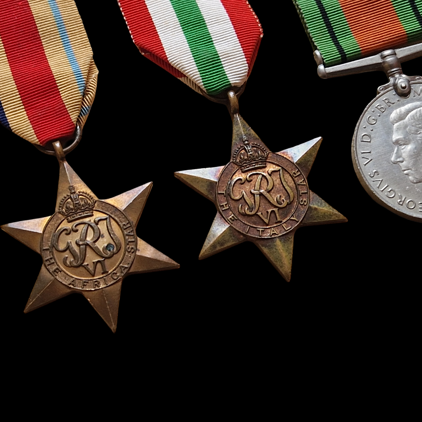 115th Light Anti-Aircraft Regiment Royal Artillery WW2 Medal Group Nuneaton