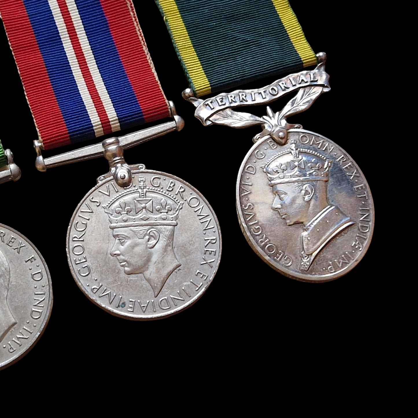 115th Light Anti-Aircraft Regiment Royal Artillery WW2 Medal Group Nuneaton