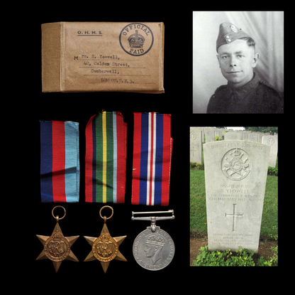 5th Sherwood Foresters Notts & Derby Regiment KIA Singapore 1942 WW2 Medal Group