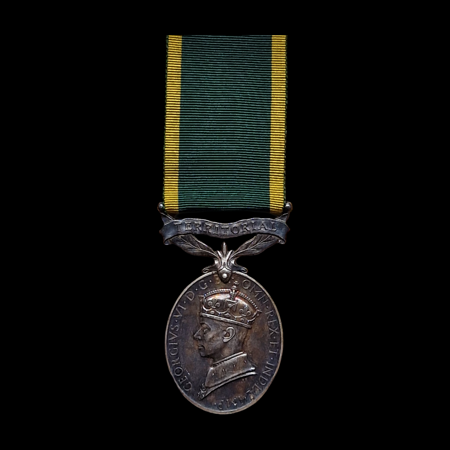 Surrey Rifles Searchlight Regiment Royal Artillery Territorial Efficiency Medal WW2