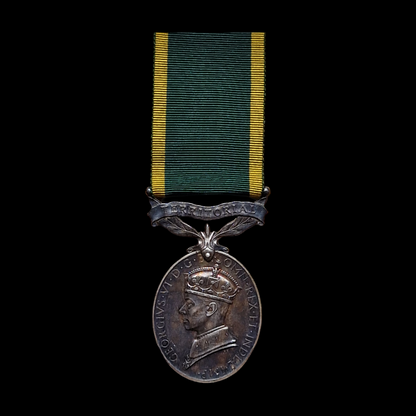 Surrey Rifles Searchlight Regiment Royal Artillery Territorial Efficiency Medal WW2