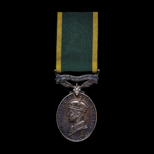 Surrey Rifles Searchlight Regiment Royal Artillery Territorial Efficiency Medal WW2
