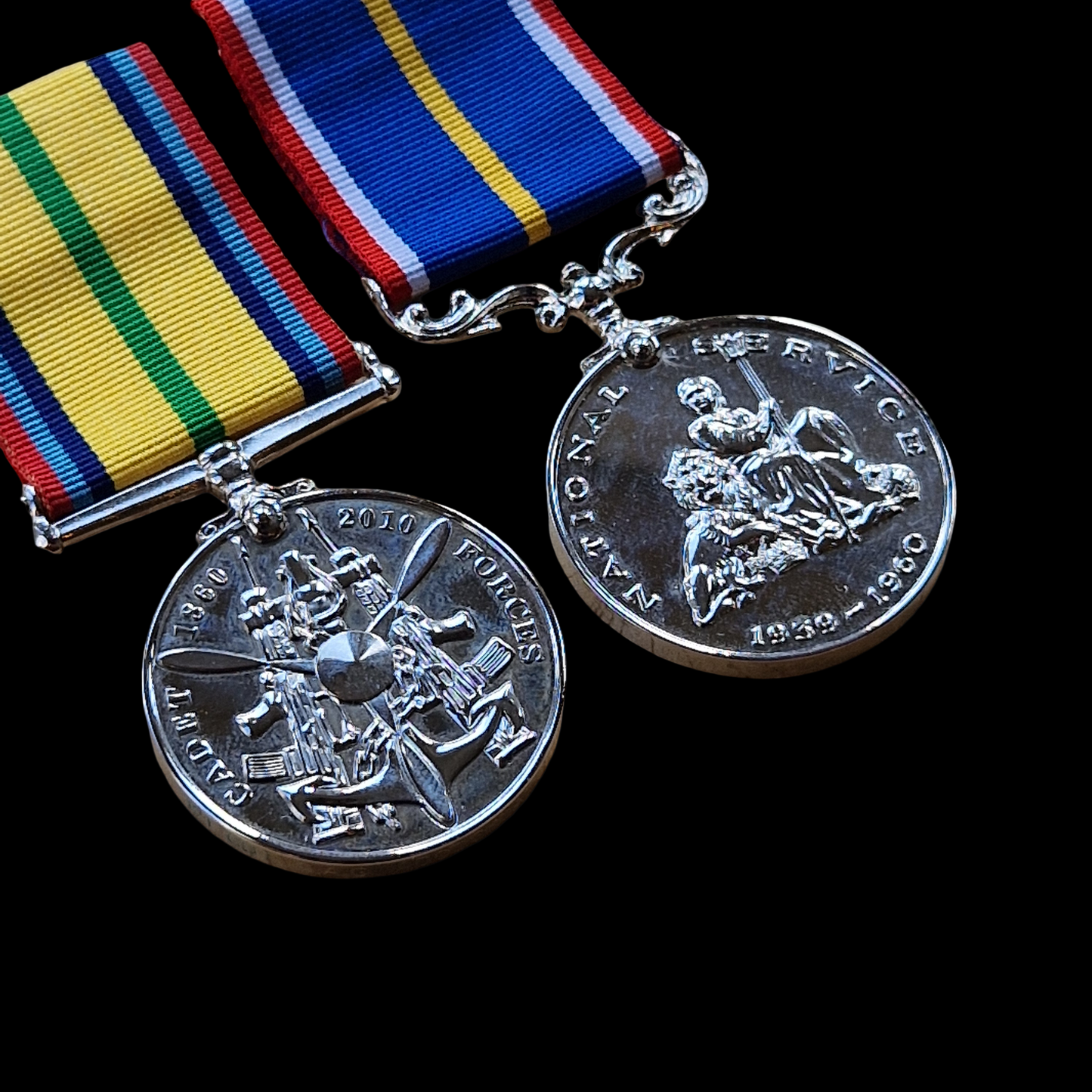 British Commemorative National Service Cadet Forces Medals Named to REME & ATC