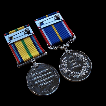 British Commemorative National Service Cadet Forces Medals Named to REME & ATC