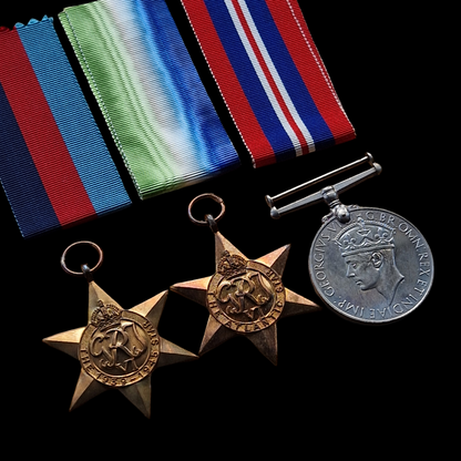 Royal Air Force KIA 1941 Shot Down by BF109 Attacking Lützow Norway WW2 Medals