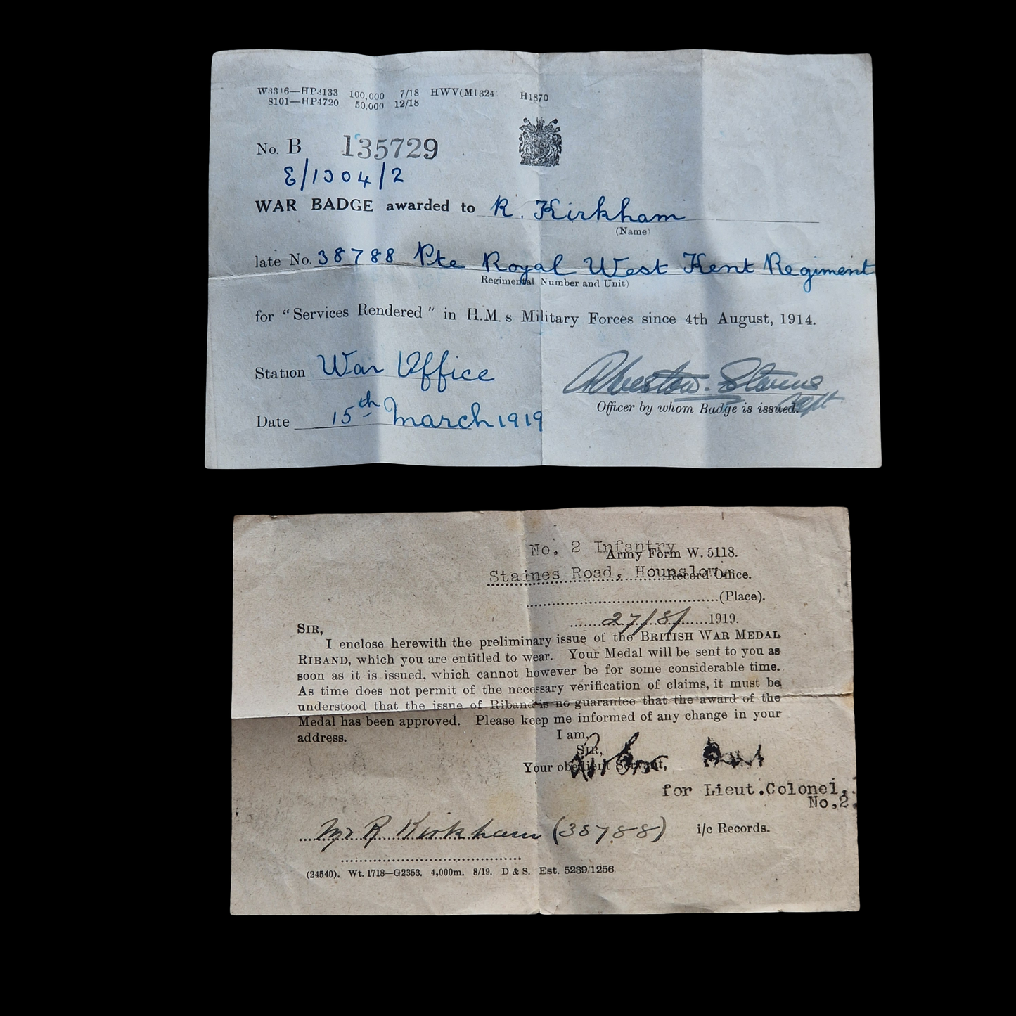 Royal Air Force KIA 1941 Shot Down by BF109 Attacking Lützow Norway WW2 Medals